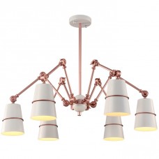 Φωτιστικό Κρεμαστό 6xE27 230V Λευκό 955SPIDER6/WH